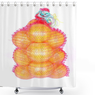 Personality  Bag Of Oranges Shower Curtains