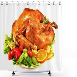 Personality  Roast Turkey Shower Curtains