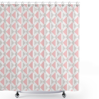 Personality  Seamless Abstract Background With Geometric Elements Shower Curtains