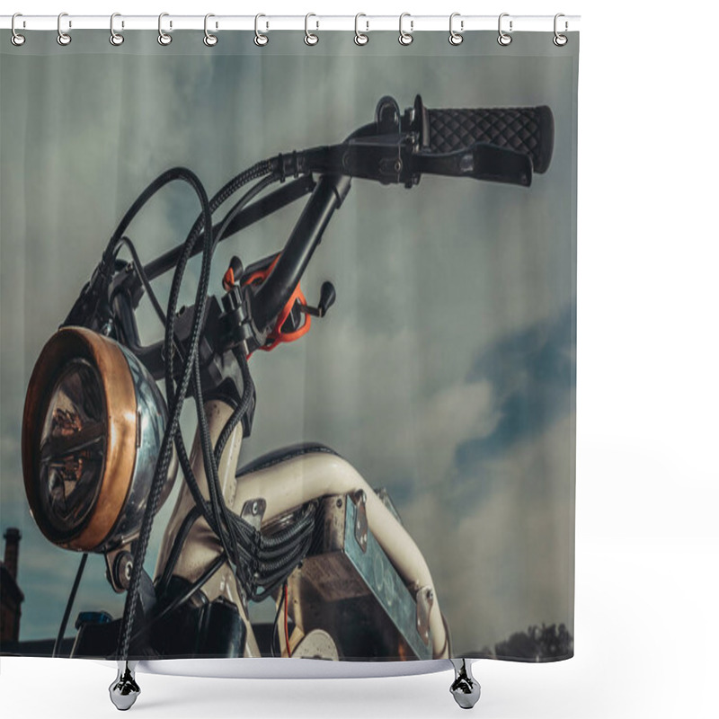 Personality  Motorcycle Shower Curtains
