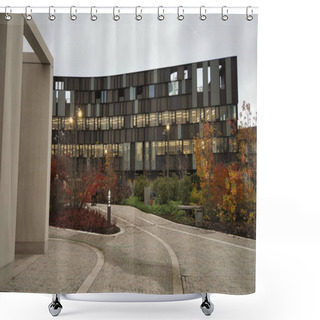 Personality  TURIN, ITALY - CIRCA NOVEMBER 2019: Lavazza Museum Of Coffee Shower Curtains