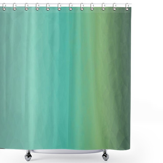 Personality  Creative Prismatic Blue Gradient Background With Polygonal Pattern Shower Curtains