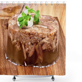 Personality  Meat Aspic Shower Curtains
