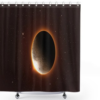 Personality  Lunar Eclipse Shower Curtains