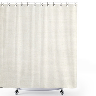 Personality  Natural Linen Material Textile Canvas Texture Background Shower Curtains