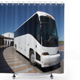 Personality  Tour Bus Shower Curtains