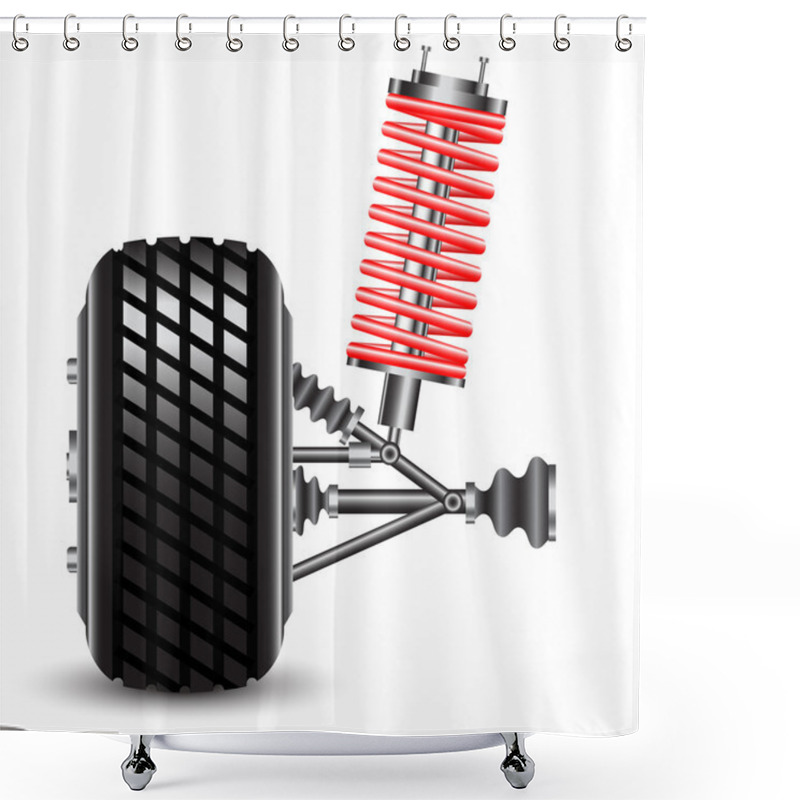 Personality  Front Car Suspension Shower Curtains