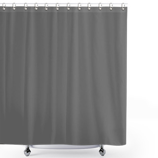 Personality  Horizontal Blank Empty Grey Background Backdrop Shower Curtains
