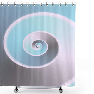 Personality  Abstract Colorful Background With Spiral Whirl Movement  Shower Curtains