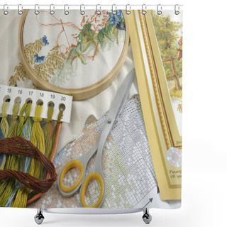 Personality  Hobby Tool Kit Shower Curtains