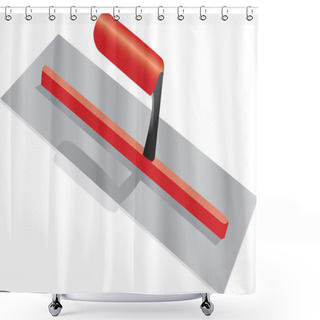 Personality  Trowel Shower Curtains