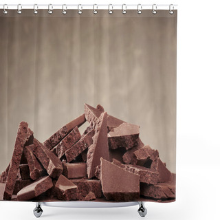 Personality  Homemade Chocolate Bars Shower Curtains