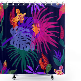 Personality  Swimwear Textile Collection. Shower Curtains