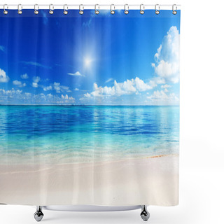 Personality  Sea And Sand Shower Curtains