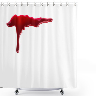 Personality  Halloween Concept : Blood Dripping Shower Curtains