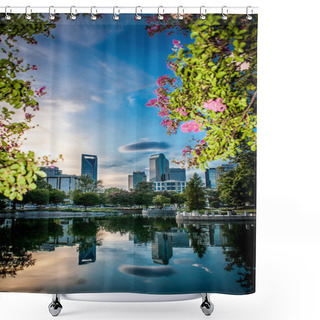 Personality  Charlotte Is The Largest City In The State Of North Carolina And The Seat Of Mecklenburg County Shower Curtains