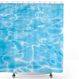 Personality  Pool Water Ripple Shower Curtains