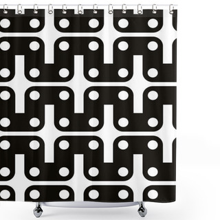 Personality  Abstract Geometric Background Shower Curtains