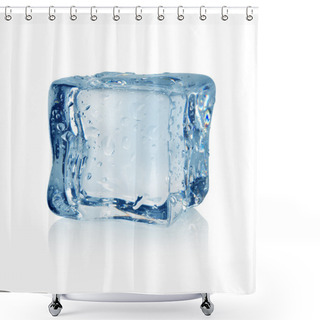 Personality  Ice Cube Shower Curtains