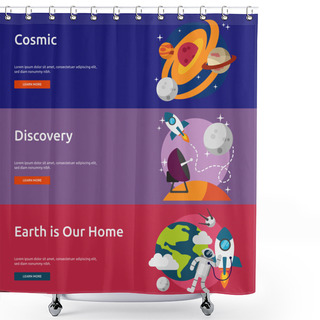 Personality  Space & Universe Shower Curtains