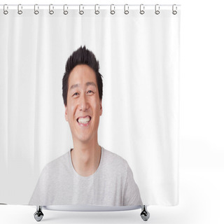 Personality  	Portrait Of A Confident Youngman	 Shower Curtains