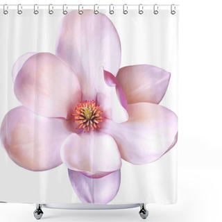 Personality  Magnolia Flower Shower Curtains