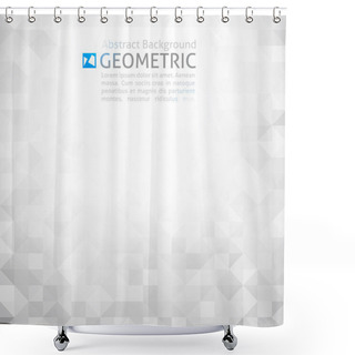 Personality  Geometric Background Shower Curtains