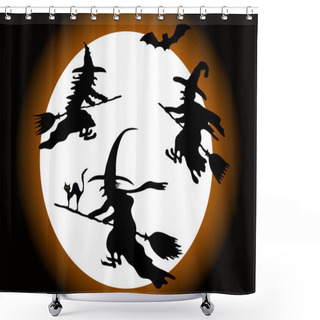 Personality  Three Witches Shower Curtains