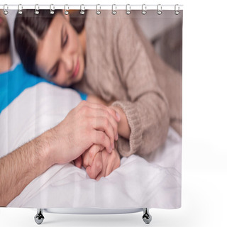 Personality  Man And Woman In Hospital Shower Curtains