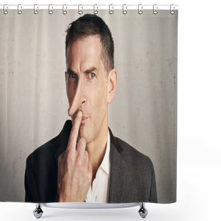 Personality  Portrait Of A Liar Shower Curtains