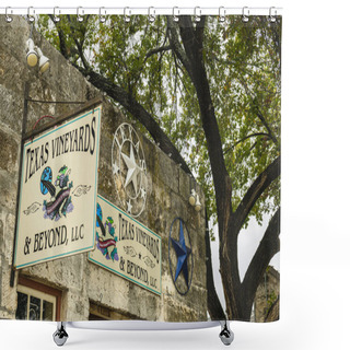 Personality  Fredericksburg Cityscape Shower Curtains