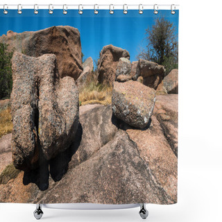 Personality  Enchanted Rock State Natural Area, TX Shower Curtains