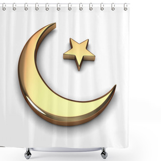 Personality  Islam Symbol Shower Curtains
