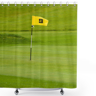 Personality  Golf Green Shower Curtains