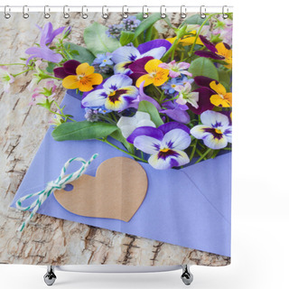 Personality  Little Bouquet Of Spring Flowers Shower Curtains