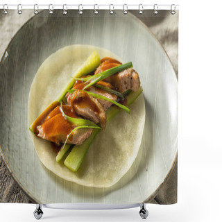 Personality  Homemade Roast Chinese Peking Duck Shower Curtains