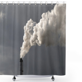 Personality  Smokestack Pollution Shower Curtains