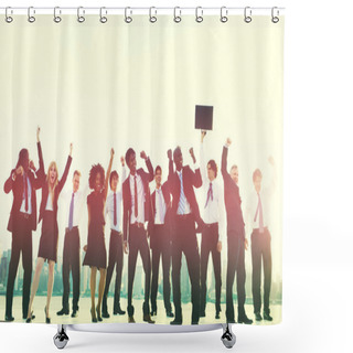 Personality  Successful Business People Shower Curtains