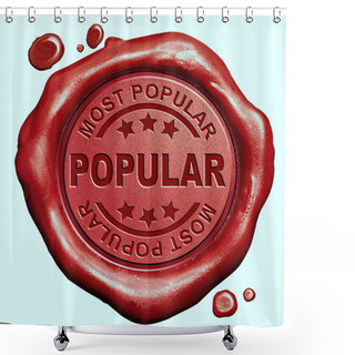 Personality  Most Popular Stamp Shower Curtains