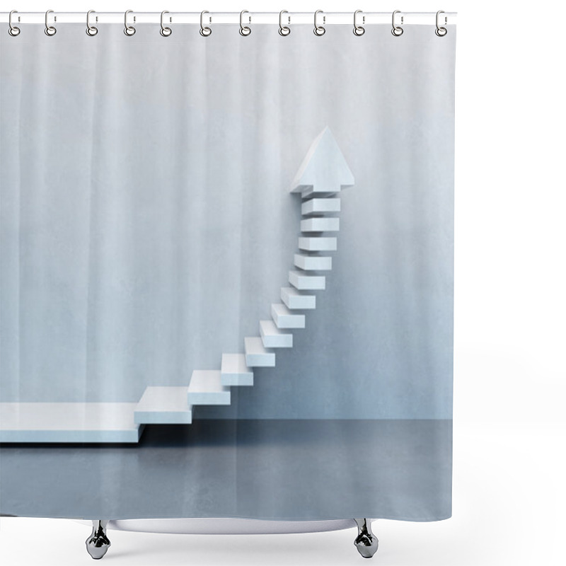 Personality  Stairs Going Upward Shower Curtains