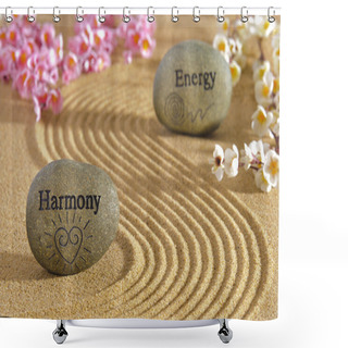 Personality  Zen Japan Garden Shower Curtains