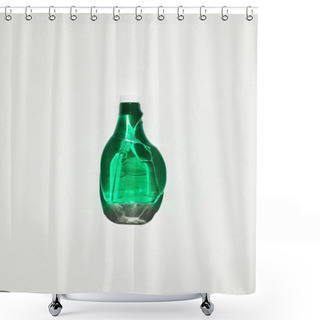 Personality  Bottle Of Cleaning Product Shower Curtains