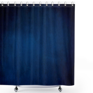 Personality  Dark Blue Grungy Backdrop Or Texture  Shower Curtains