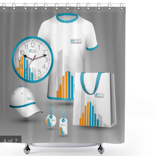Personality  Corporate Identity Template And Promotional Gifts Shower Curtains