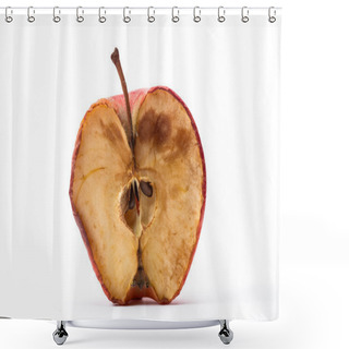 Personality  Half A Rotten Apple Shower Curtains