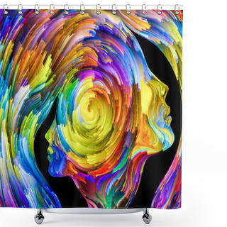 Personality  Paradigm Of Passion Shower Curtains