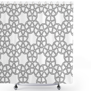 Personality  Islamic Seamless Vector Shower Curtains