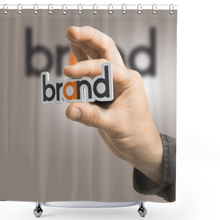 Personality  Brand - Company Identity Shower Curtains