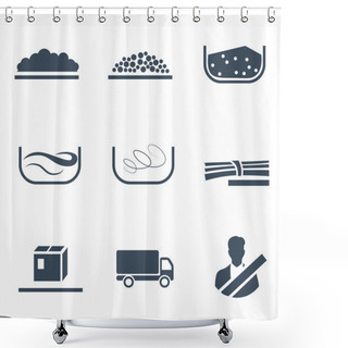 Personality  Different Types Of Cargo Shower Curtains