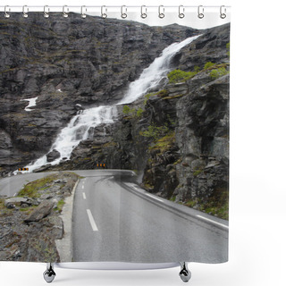 Personality  Mountain Lake Shower Curtains